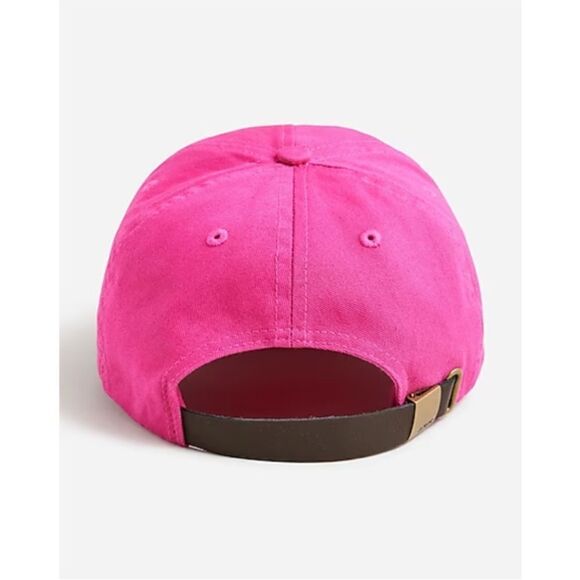 J.Crew NWT Made-in-the-USA garment-dyed twill baseball cap - Picture 2 of 10